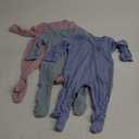 RRP Unisex Baby Footies Pajamas,Rayon Derived From Bamboo,Buttery Soft Sleep 'N Play PJs,2-Way Zipper Closure,0-18 Months (Sage/Bluegrey/Blush)