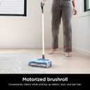 Shark Rechargeable Floor Sweeper, Motorized Brushroll, Compact Swivel Design, Easy-Empty Dust Cup, 10" Cleaning Path, Powerful Debris, Dust & Pet Hair Pickup, for All Floor Types, Blue, V2700Z