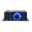 12V 400W Aluminum HiFi Audio Amplifier Car Stereo Mini Power Amplifier, Stereo Audio Amplifier for Home Cars, Motorcycles