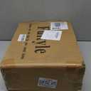 Mid Century Modern Nightstand with Charging Station, Modern Bedside Table with Fluted Drawer and Storage Shelf, End Side Tables Living Room for Bedroom, Office (Rustic Brown)