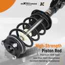 maXpeedingrods 2Pc Front Strut for Honda Civic 2006-2011 Coupe 1.8L L4 DX DX-G EX EX-L LX, 172284 172285 Shock Absorber Strut with Coil Spring Assembly