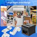 NetumScan 80mm POS Receipt Printer 300mm/s USB Thermal Receipt Printer with Auto Cutter Cash Drawer, USB Ethernet Interface,Support Windows/Mac/Linux, Restaurant Kitchen Printer for ESC/POS,NS8360L