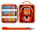 casmilee Case Compatible with Yoto Mini Kids Audio & Music Player, Portable Radio Storage Holder for Children Speaker Headphone, Charging Cable and Up to 160 Audiobook Welcome Cards- White (Box Only