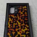 Cocomii - Rectangle Case Compatible with iPhone 16 Plus - Compatible with MagSafe, Tortoiseshell Pattern, Animal Print, Glossy, Magnetic Phone Case for iPhone 16 Plus 6.7 inch, Black/Amber
