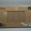 32" Extra Tall Free Standing Dog Gate Indoor, Foldable Pet Gate, 3-Panel, 32"Tall