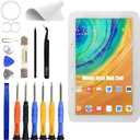 LCD Display [with Fingerprint Function] Compatible with Google Home Nest Hub 2nd [7.0 inch] Screen Touch Digitizer Assembly LCD Display with Repair kit