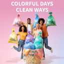 300 Count 8 Gallon Trash Bags - Heavy Duty Medium Garbage Bags 30 Liter Unscented 0.94 Mil Thick & Leakproof Wastebasket Liners for Kitchen Bathroom Home