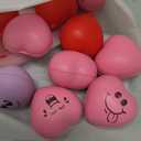 JOYIN 28 Packs Heart Stress Ball with Valentine Cards Heart Shape squishy toy Stress Relief Fidget Toy with Valentines Greeting Cards for Kids Valentine's Day Gifts Party Favors, Classroom Exchange