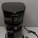 Mueller 12-Cup Drip Coffee Maker - Borosilicate Carafe, Auto-Off, Reusable Filter, Anti-Drip, Keep-Warm Function, Clear Water Level Window Coffee Machine, Kitchen Essentials & Accessories (Black)