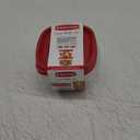 Rubbermaid Easy Find Lids Food Storage Containers, 2 Cup, Racer Red, 4-Piece Set