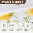Kitchen Curtains (2 Pcs) Over Sink Cafe Basement Cortinas para Cocina Farmhouse Short Mini Curtain for Bathroom Window Spring Summer Elegant Country Rustic Modern Cute, 2636", White Floral