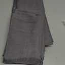 SpaceDresser Sheer Voile Window Treatment Rod Pocket Curtain Panels for Kitchen Bedroom Living Room Drapes Sunlight Filtering Privacy Semi Home Decor Assorted Colors Sizes (Grey, 52 W x 84 L)