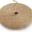 PerkHomy Garden Twine Strong Natural Jute 400 Feet Long Brown Twine for Gardening Tomato Climbing Plant Tie Floristry Crafts Gift Wrapping Packing Decor (Brown 2mm * 400feet)