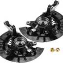 1 Pair Front Steering Knuckle & Wheel Bearing Hub Assembly Fit for Toyota Camry 2012 2013 2014 2015 2016 2017 2.5L SE, SE Sport, XSE Passenger and Driver Side 698-382 698-383