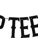 Black Glitter Rip Teens Banner, Fareweel Sweet Youth/Happy 20th Birthday, Funny Goodbye Teen Years 20th Birthday Party Decorations Supplies