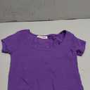 Women's Cotton Basic Scoop Neck Crop Top Short Sleeve Tops XXS