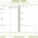 3 x 2026 Planner, Weekly and Monthly Calendar Academic Planning Book, Jan 2026 - Dec 2026, Agenda Calendar Planner for Office Supplies and Desk Accessories - A5 (6.3" x 8.5") (A-Green Grid)