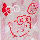 Zak Designs Sanrio Sage Water Bottle For School or Travel, 25oz Durable Plastic Water Bottle With Straw, Handle, and Leak-Proof, Pop-Up Spout Cover (Hello Kitty)