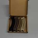 8 Pcs Flat Hair Clips, Neutral Color Flat Claw Clips 2 Styles Hair Claws for Women Girls Medium Hair Volume French Hair Barrettes Accessories