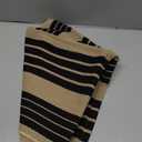 OJIA Front Door Mat Outdoor 24''x35'' Washable Front Door Rug Black and Tan Entry Rug Indoor Outdoor Rugs Doormat Cotton Woven Striped Small Area Rugs for Porch/Bathroom/Farmhouse/Home Entrance
