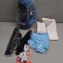 3 in 1 Rechargeable Window Vacuum Squeegee Cordless with 10 inch Blade, Window Cleaner for Efficiently Spraying, Wiping and Vacuuming Windows, Mirrors, Shower Glass, Tiles and Countertops, Blue