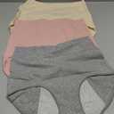 3 Pack Women's Incontinence Underwear Washable, Double Elastic High Waist Adult Incontinence Protective Briefs, Reusable for Light Bladder Leakage(L-Waist: 24.4''~38.6'') (Dark Grey/Pink/Beige)