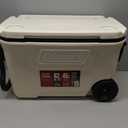 Coleman Classic Series Insulated Portable Cooler, Leak-Resistant Outdoor Hard Cooler Keeps Ice up to 5 Days, 62 Quart, Desert Sand, 62qt
