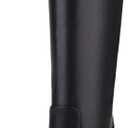 sun gurg Women's Knee High Boots Stiletto High Heels Sexy Zipper Knee Boots (6.5, Black/Pointy)