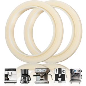 2pcs 54mm Silicone Steam Rings, Silicone Grouphead Gasket Replacement Part for Breville Espresso Machine 878/870/860/880/810/840/450/500 and Sage 880/878/875/870/810/500