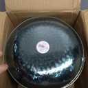Organic Hammered Green Gold Rim Combo Plates, 7" + 10", 128pcs (4 packs x 32)