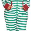 Veseacky Family Christmas Pajamas Matching Sets Adult Onesie Zipper Hooded Footed One-Piece Pjs Jumpsuits (XXL)