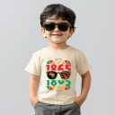 Juneteenth Shirt Kids  Toddler Juneteenth Shirt for Boys & Girls, 2T-8T, Short-Sleeve Celebration Tee (Yellow, S)