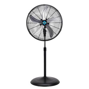 Tornado 20 Inch High Velocity Metal Oscillating Pedestal Fan Commercial, Industrial Use 3 Speed 5000 CFM 1/6 HP 6.6 FT Cord UL Safety Listed