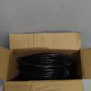 HUANCHAIN Indoor Outdoor Black Extension Cord 100 ft Waterproof, 16/3 Gauge Flexible Cold-Resistant Appliance Extension Cord Outside, 10A 1250W 16AWG SJTW, 3 Prong Electric Cable, ETL