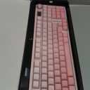 AULA S98 Pro Wireless Mechanical Keyboard with Screen & Knob,2.4GHz/USB-C/BT5.0 Hot Swappable Pink Creamy Keyboard,Pre-lubed Linear Switches,Side Printed PBT Keycaps,RGB Backlit Gaming Keyboards
