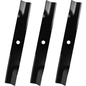 01010168 Mower Blades Compatible with Cub Cad et 50" Deck M50-KHS Z-Force 50, Mulching Blades Fit for GT1500 LT1000 SLT1500, Replace MTD 01010168-0637 01010168-X 92-015, 3 Pack
