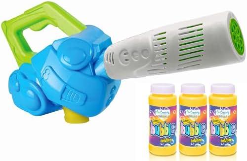 ArtCreativity Bubble Leaf Blower with 3 Refill Solutions, Bubble Toys for Toddlers 1-3, Birthday Gift Toys, Fun Outdoor Bubble Machine for Kids, Summer Outdoor Activities for Kids Ages 3-5