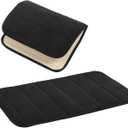 Unomor 3pcs Indoor Door Mats Water Absorbent Memory Entrance Mats Non Slip Floor Rugs for Bathroom and Entryway Lightweight Doormats for Home Use