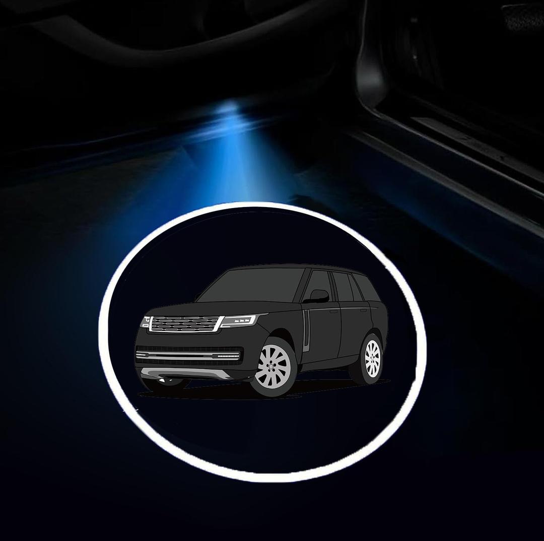 2PCS fit for LanSheng LED Car Door Projector Courtesy Lights Ghost Shadow Welcome Lamp (LanSheng)