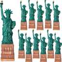 Briwooody 8 Pcs 5.24 Inches Statue of Liberty Figurine Decorations New York City Souvenirs Gifts New York Statue Replica Model Modern Home Decor for Living Room Table Decor