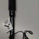 BANGMENG 3/4 Inch Barrel Thermal Round Brush, Volume Heat Styling Brush for Men and Women Medium Thin Curly Straight Hair, Heated Curling Iron,12 Temperature Setting (1.35 Inch with Bristles)