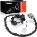 A-Premium Turn Signal Switch Compatible with Ford F-150/F-250/F-350 1985-1991, F-Super Duty 1988-1991/1994-1996, E-150/E-350 Econoline 1985-1989, E-150 Econoline Club Wagon, Bronco, Without Tilt Wheel