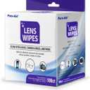 Lens Wipes, Cleans Eyeglasses Camera Lenses, Smart Phones and More (Lense Wipes 100ct (1pk))