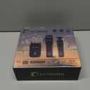 BESTBOMG Hair Clippers for Men, Professional Hair Clippers, Beard Trimmer& Rechargeable Shaver Set, Metal T-Blade, LED Display, Barber Hair Cutting Kit for Men Grooming & Gifts, BS-808A (Black)