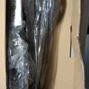 HOMLAND Foldable Rollator Walkers with Seat for Seniors, 8'' Big Wheels, 350 lb. Weight Capacity, Adjustable Handles and Seat Height, Lightweight Rolling Walker, Black