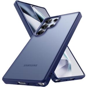 CASEKOO Genuine Official for Samsung Galaxy S25 Ultra Case [16FT Military Drop Protection] [Anti Stain Tech] Slim Matte Translucent Shockproof Protective S25 Ultra Case 6.9'', Blue