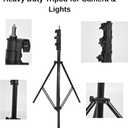 13 ft Heavy Duty Tripod for Xbotgo Falcon/Chameleon/Lights - Thickened Tube with Spring Shock Absorption, Quick-Release Adapter, with Carrying Bag and Sandbag | Thickened Tube, Spring Shock Absorption, Quick-Release Adapter, Carrying Bag & Sandbag Included