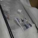 Folding Boat Boarding Platform, Metal Dock Extension Platform with Sturdy Safety Handrail, Black Powder-Coated Boat Boarding Ramp for Easy Boat Access