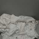 Lush Decor Nova Ruffle Shower Curtain, 72" x 72", White