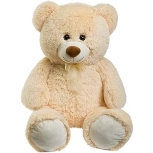 HollyHOME Big Teddy Bear Large Teddy Bear Stuffed Animal Birthday Valentines Day Plush for Kids and Girlfriend 36 inch Beige (Begie)